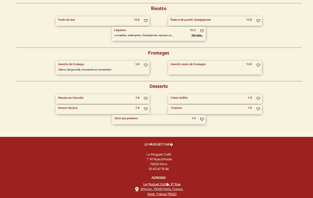 Menu Le Muguet Café-5